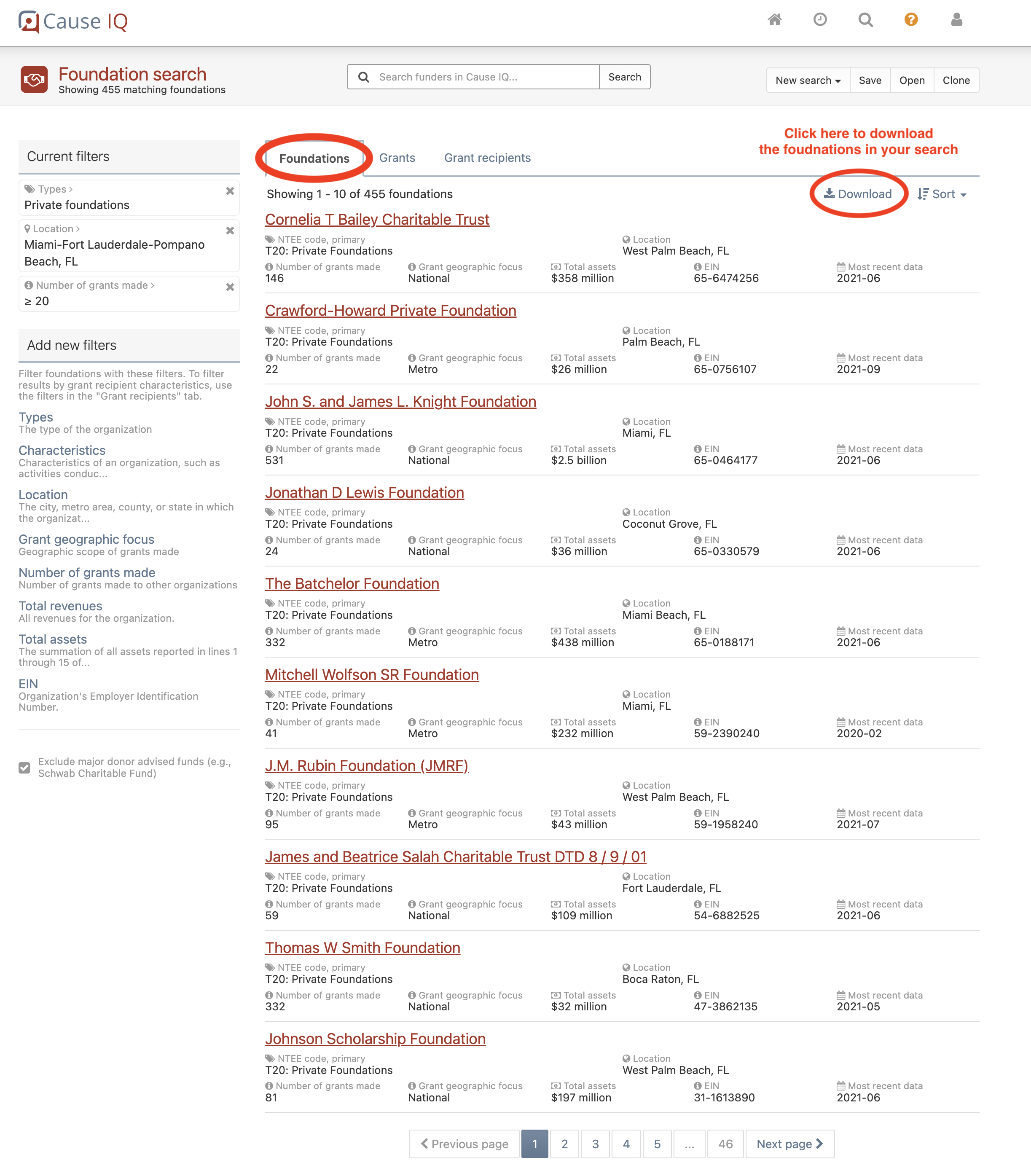 Foundations tab Foundations tab